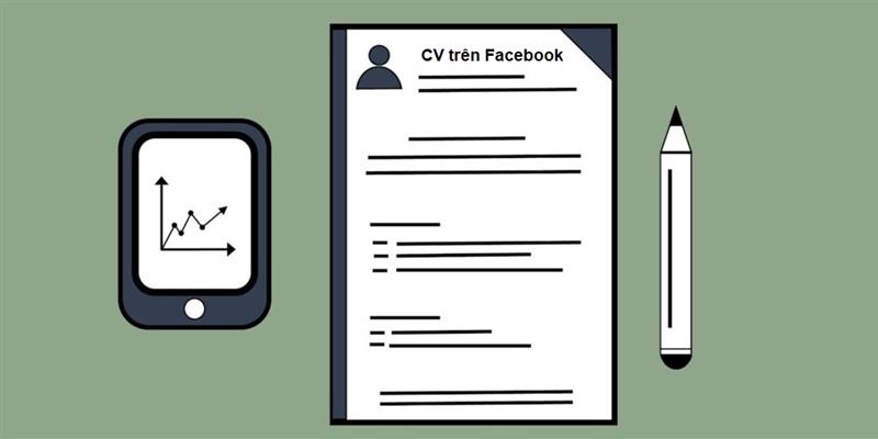 Tìm kiếm thường xuyên CV trên facebook